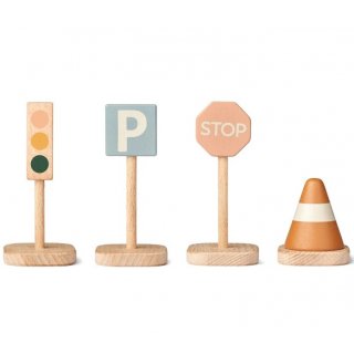 Traffic Signs 4-Pack Mustard Multi Mix
